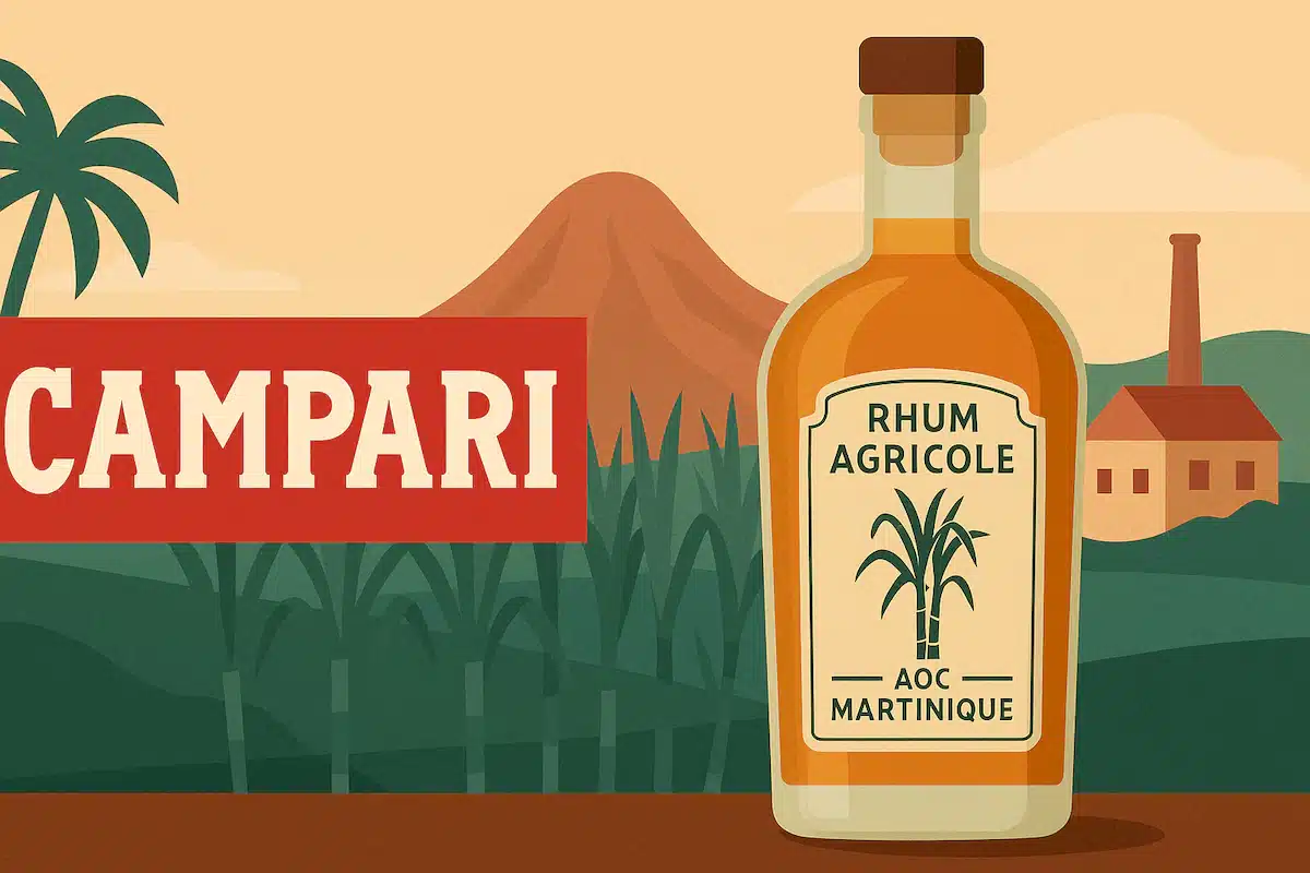 Gruppo Campari punta ai rhum agricole della Martinica. Illustrazione