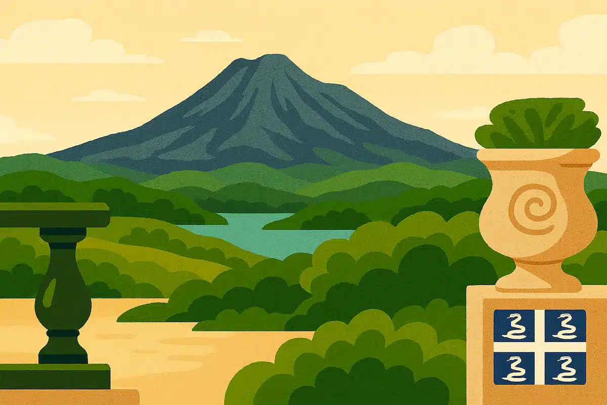 Appunti di viaggio- Mont Pelee, Martinica, Illustrazione. Blog Leonardo Pinto. Isla de Rum.