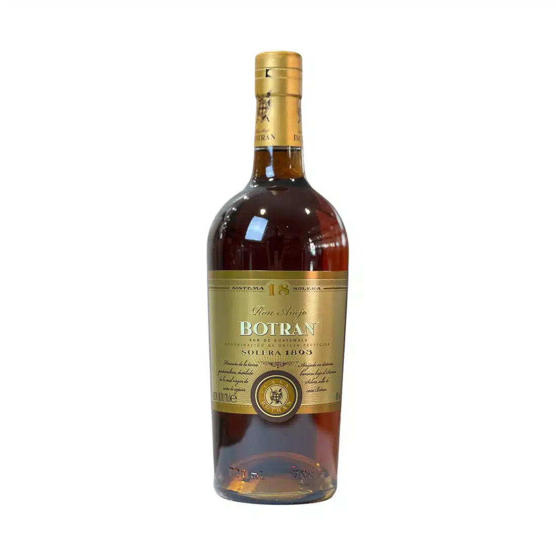 Botran 18 Sistema Solera Ron Anejo Guatemala