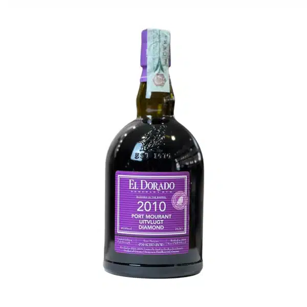 El Dorado Purple 2010 Blended in the barrel demerara rum El Dorado Purple 2010 Blended in the barrel demerara rum