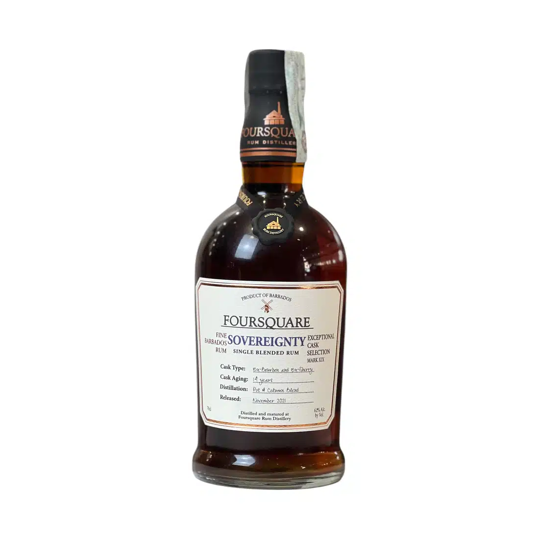 Foursquare Sovereignty Fine Barbados Rum Exceprional Cask Selection