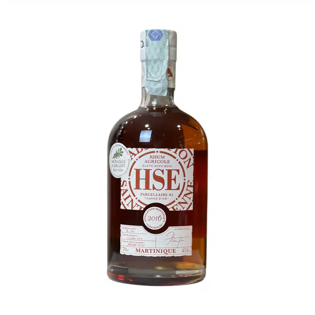 HSE Rhum Eleve Sous Bois 2016 Parcellaire Agricole Martinique