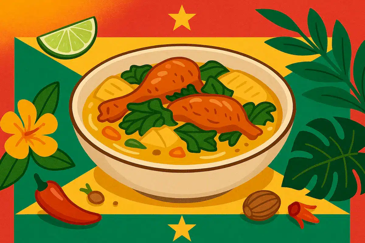 Rum e Cucina- Oil Down, Grenada. Illustrazione. Blog Leonardo Pinto. Isla de Rum.