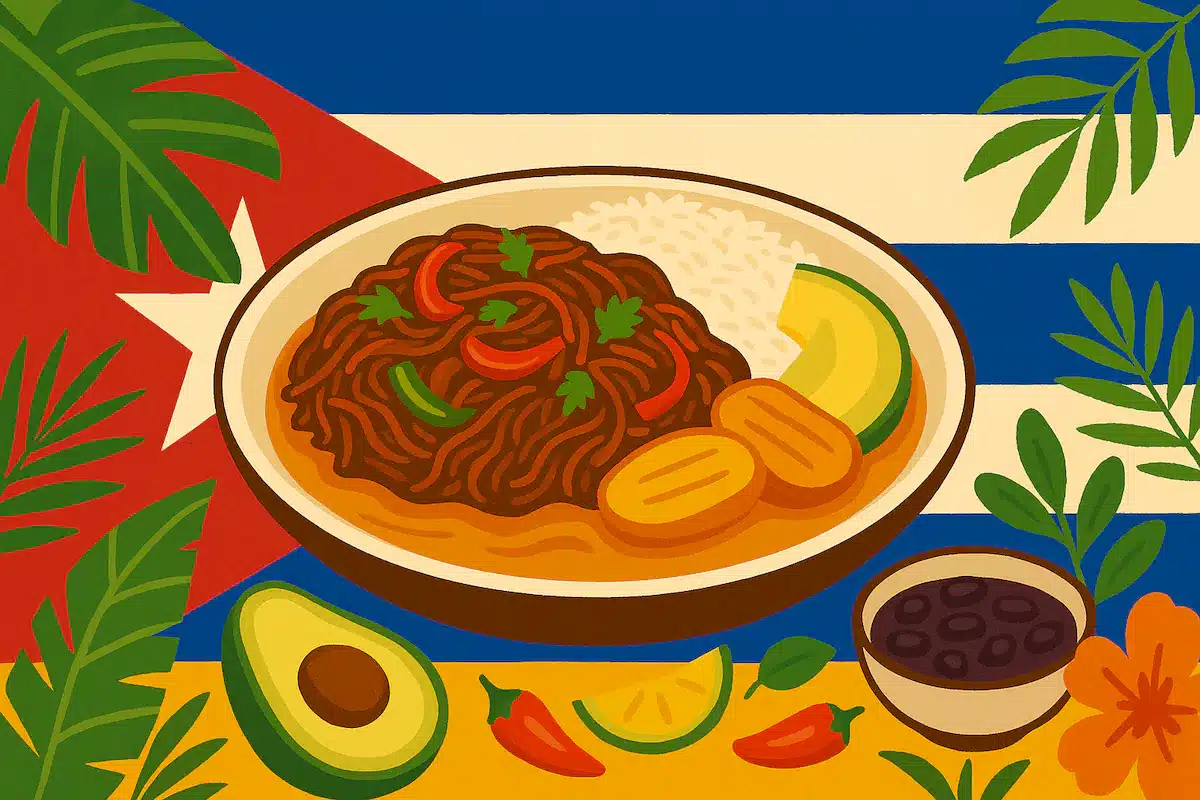 Rum e Cucina- Ropa Vieja, Cuba. Illustrazione. Blog Leonardo Pinto. Isla de Rum.