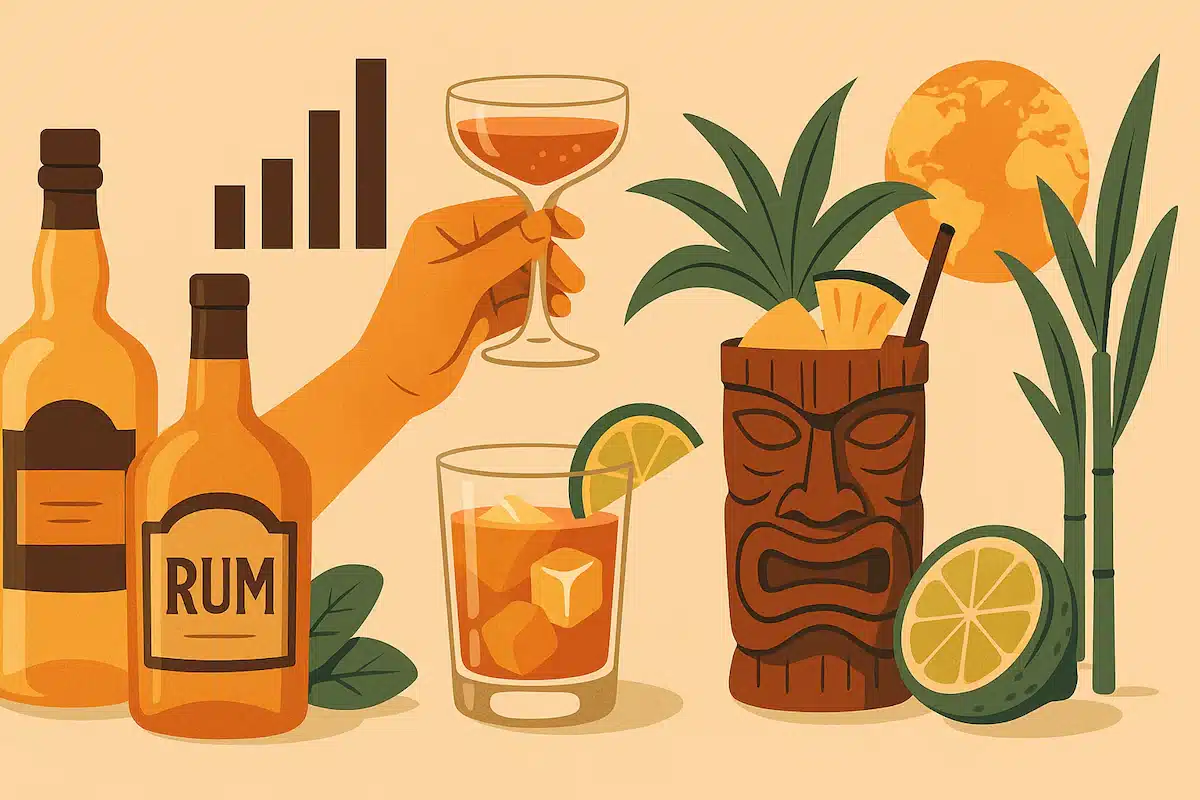 Tendenze Rum 2025 - Premium, Aperitiki e Sostenibilità