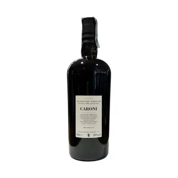 Caroni 1998 Velier 16 yo Rum High Proof 33rd release “No Smoking” Back