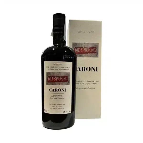 Caroni 1998 Velier 16 yo Rum High Proof 33rd release “No Smoking” con box