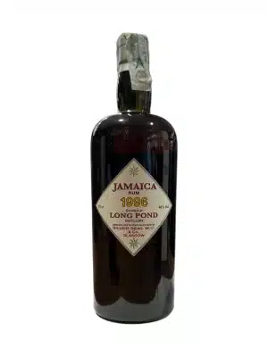 Long Pond 1996 Jamaica Rum Silver Seal back